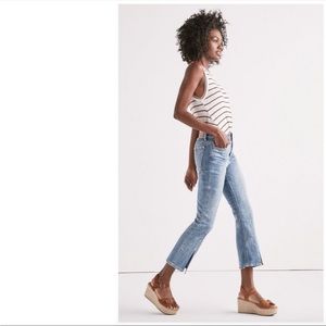 Lucky Brand Bridgette Mini Boot Cropped Boot
Cut with Split Hem 27/4